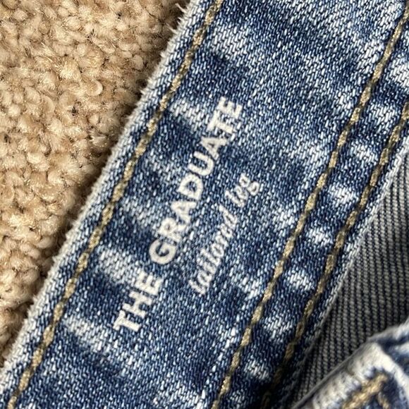 AG Adriano Goldschmied Mens the graduate tailored leg jeans sz 32x28 blue jeans - Picture 10 of 12